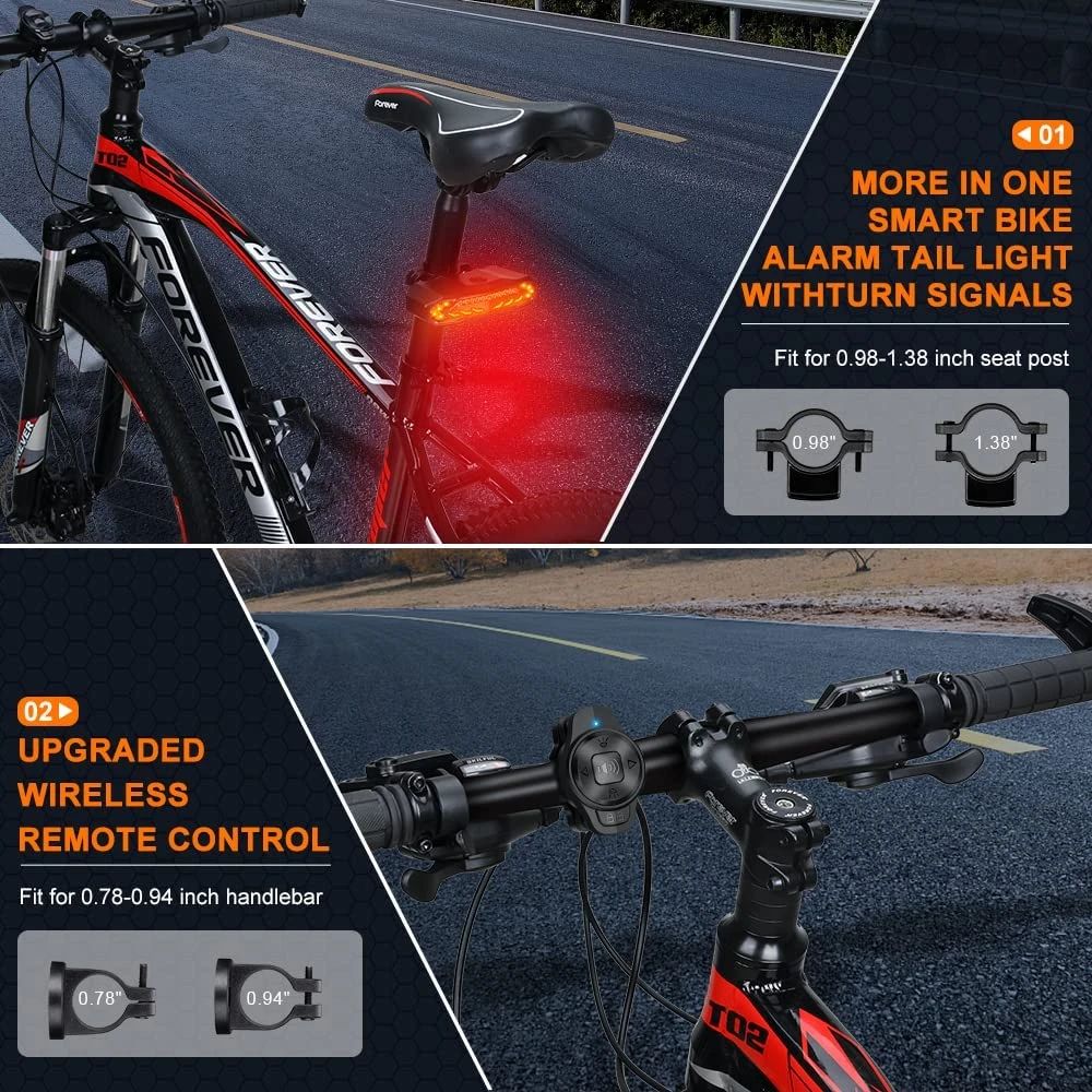 Inteligentní alarm zadního světla | Ochrana proti krádeži | Bezdrátové dálkové ovládání | Velowacht