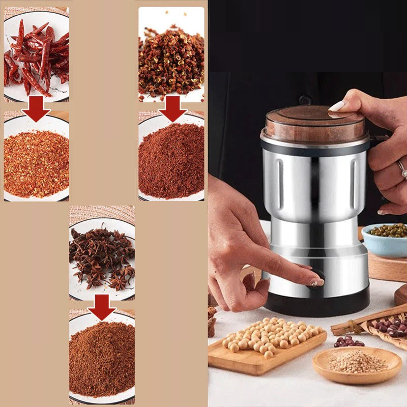 Mini macinatore elettrico per alimenti | Lame in acciaio inossidabile | Funzionamento a un pulsante | FreshMill