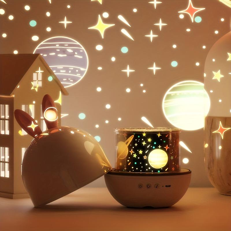 Projektor gwiazd i lampka nocna | Gwiazdy, ocean i motywy zwierzęce z muzyką i timerem | Dreambeam