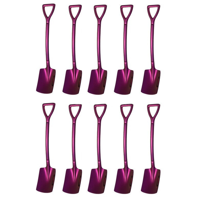 Kaffeelöffel Set Edelstahl 10-teilig | Schaufel, Dessertlöffel & Teelöffel | Vielseitig für Rühren, Schöpfen und Servieren 14