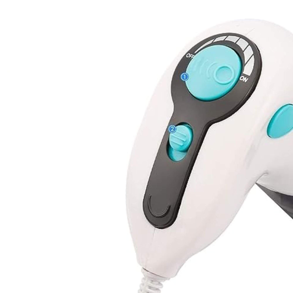 Infrarot Massagegerät Elektrisch Ergonomisch Tragbar mit 4 Aufsätzen 6