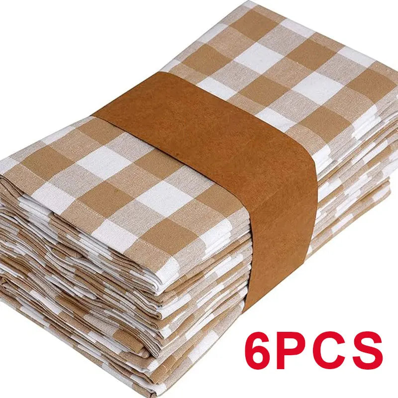 16" Wiederverwendbare Stoffservietten Polyester | Verstärktes Set mit Platzdeckchen, waschbar | Für Alltag und festliche Anlässe