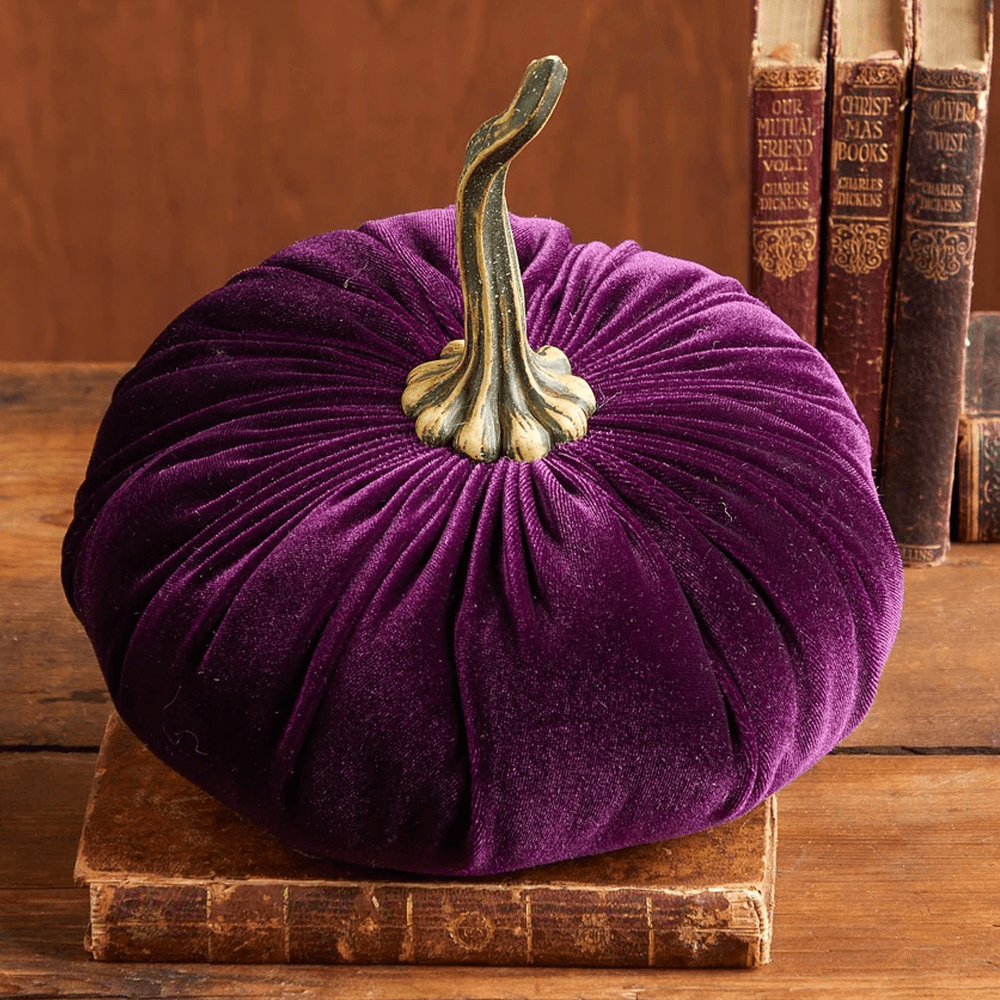 Plüsch Samt Kürbis Deko Halloween | Weich Gefüllt, Vielseitig als Kissen oder Dekoration | Ideal für Herbst, Halloween und Feiern