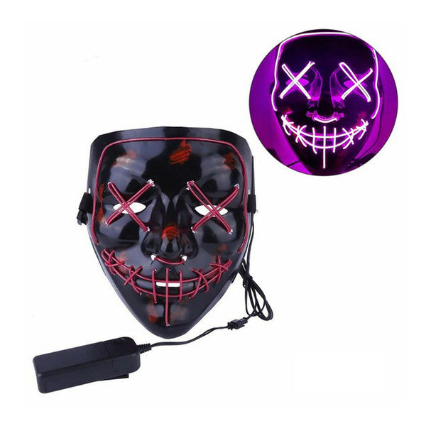 LED Maske Damen | Leuchtstark für Halloween 7
