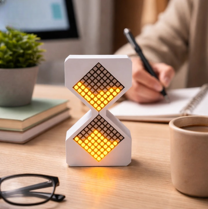 LED-Χρονοδιακόπτης | Καταπραϋντική Οπτικοποίηση | Έλεγχος Flip με Αισθητήρα Κλίσης | CalmTick