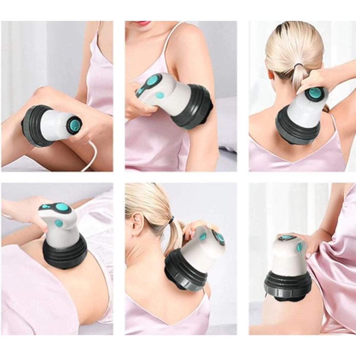 Infrarot Massagegerät Elektrisch Ergonomisch Tragbar mit 4 Aufsätzen 10