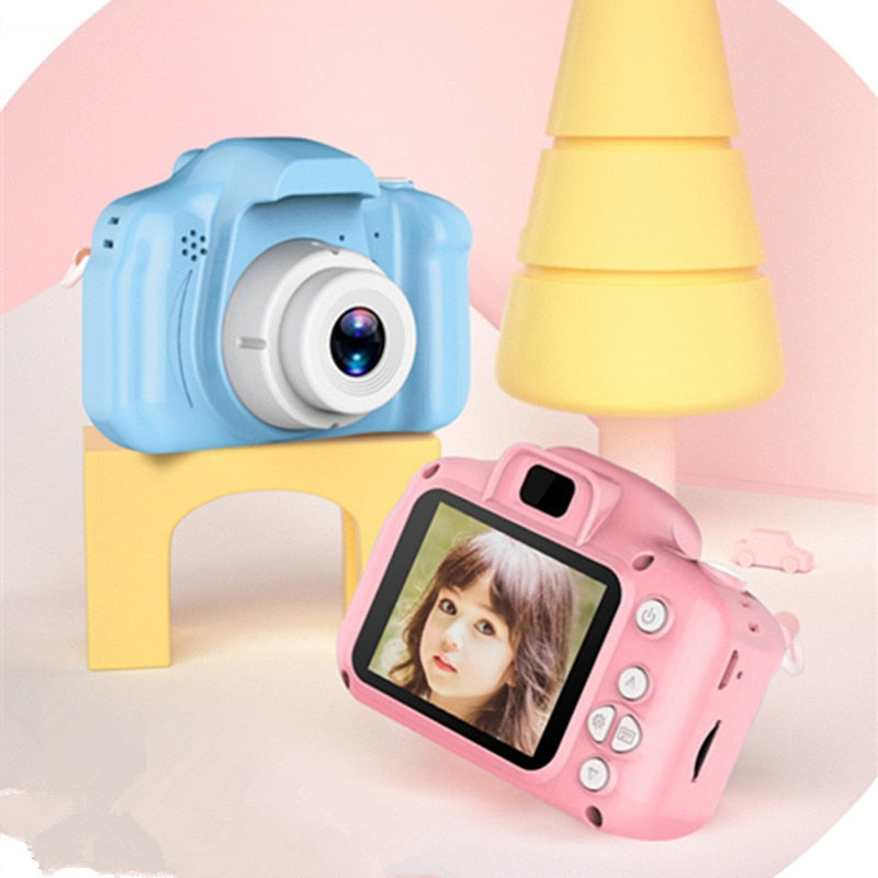 Aparat fotograficzny dla dzieci | Wideo i zdjęcia w jakości HD | Odporna na wstrząsy konstrukcja ze smyczą | SnapKid
