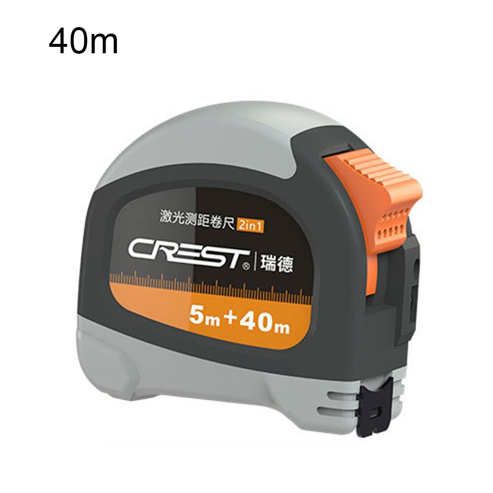 2in1 Laser-Entfernungsmesser mit Stahlmaßband | Misst bis zu 40 m, Metrisch & Imperial | USB-Akku, LCD-Display, stoßfest 7