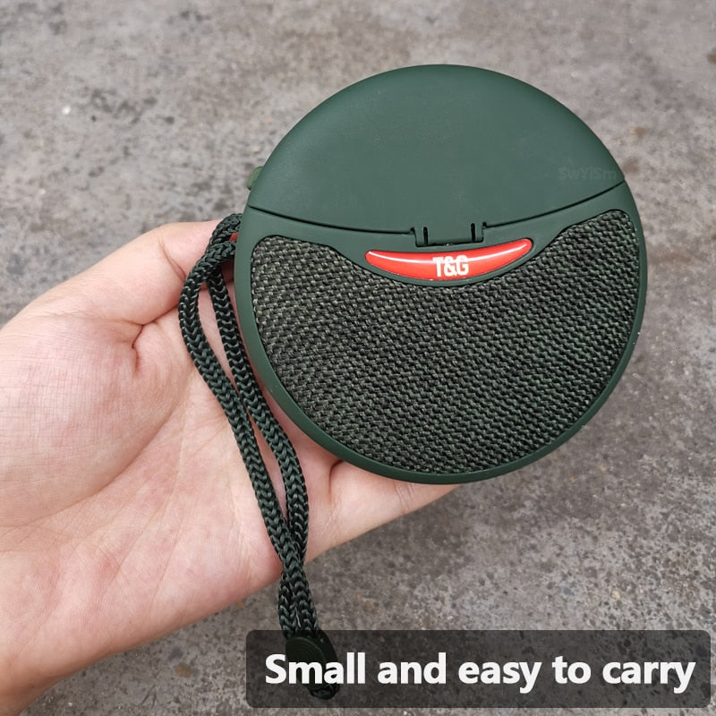 Bluetooth Lautsprecher mit Ohrhörern 2 in 1 | Dual-Power-Subwoofer & Freisprechfunktion | FM-Radio, TF-Karte, AUX-Eingang 4