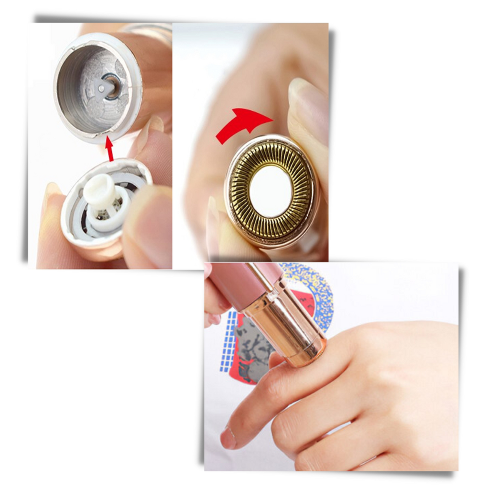 Gesichtshaarentferner für Herren | Präzisionstrimmer mit LED-Licht | Abnehmbarer Kopf für einfache Reinigung zuhause 5