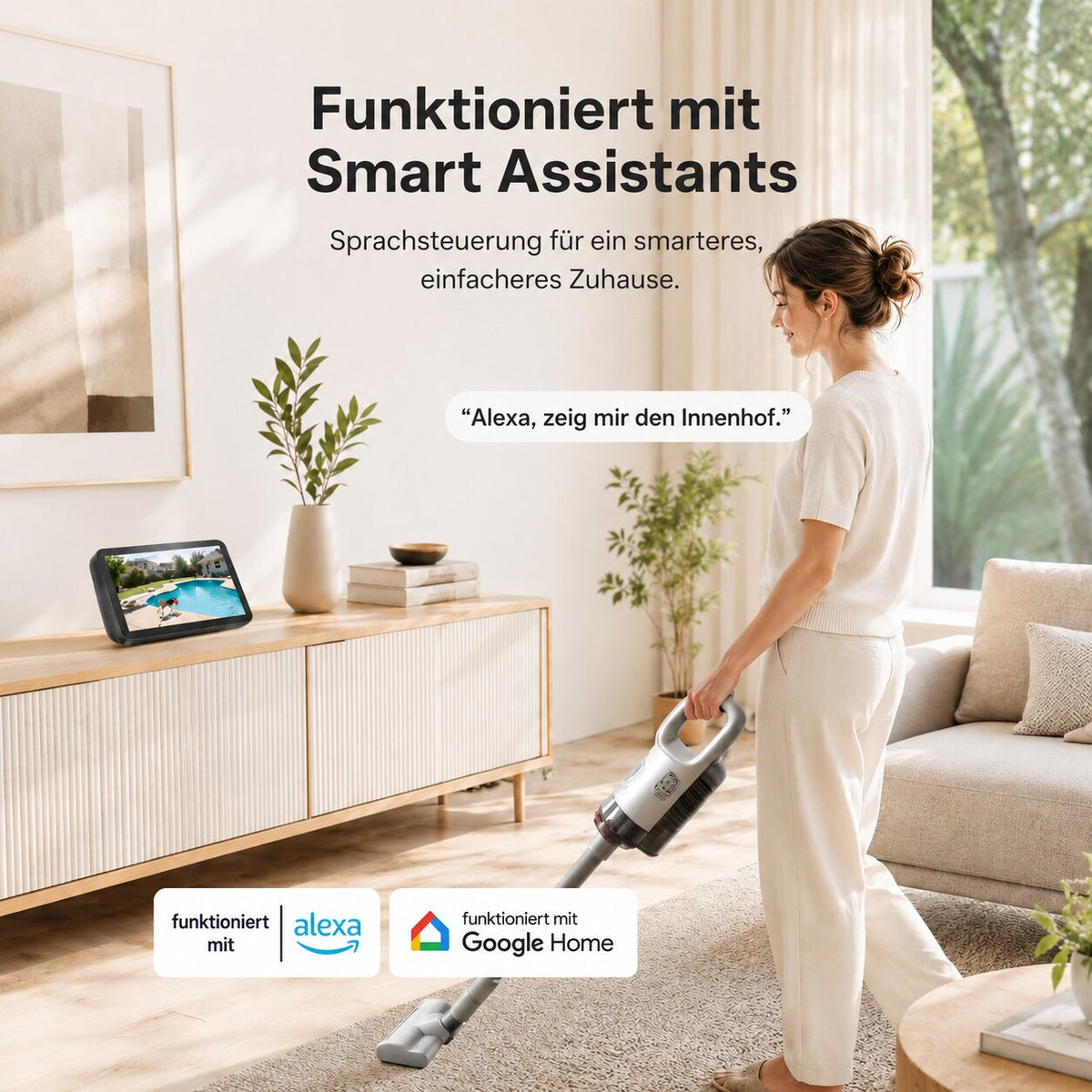 2K Überwachungskamera Außen & Innen | KI Personenerkennung & 180° Schwenkbereich | IP65 Wetterfest, Cloud & TF Karte 10