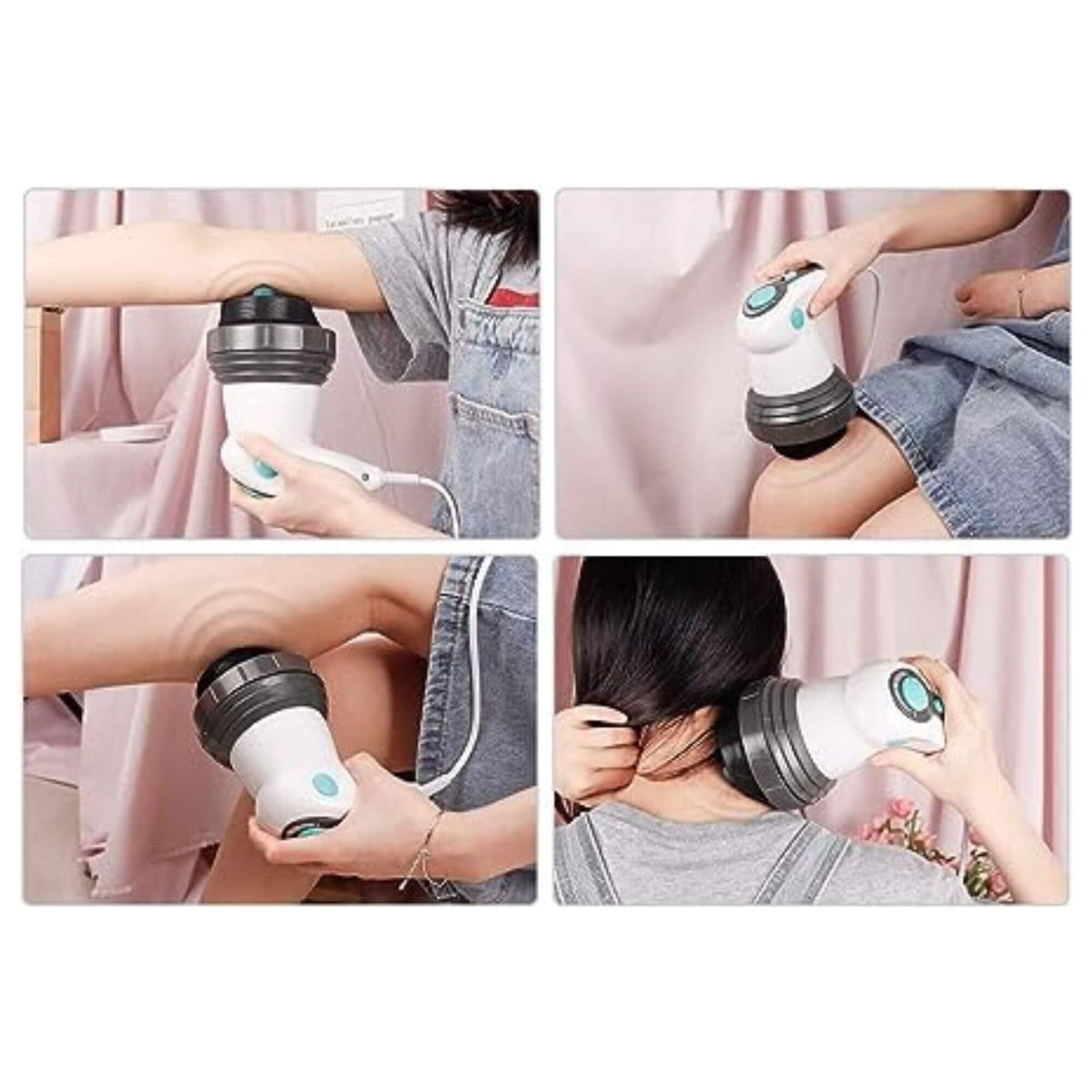 Infrarot Massagegerät Elektrisch Ergonomisch Tragbar mit 4 Aufsätzen 11