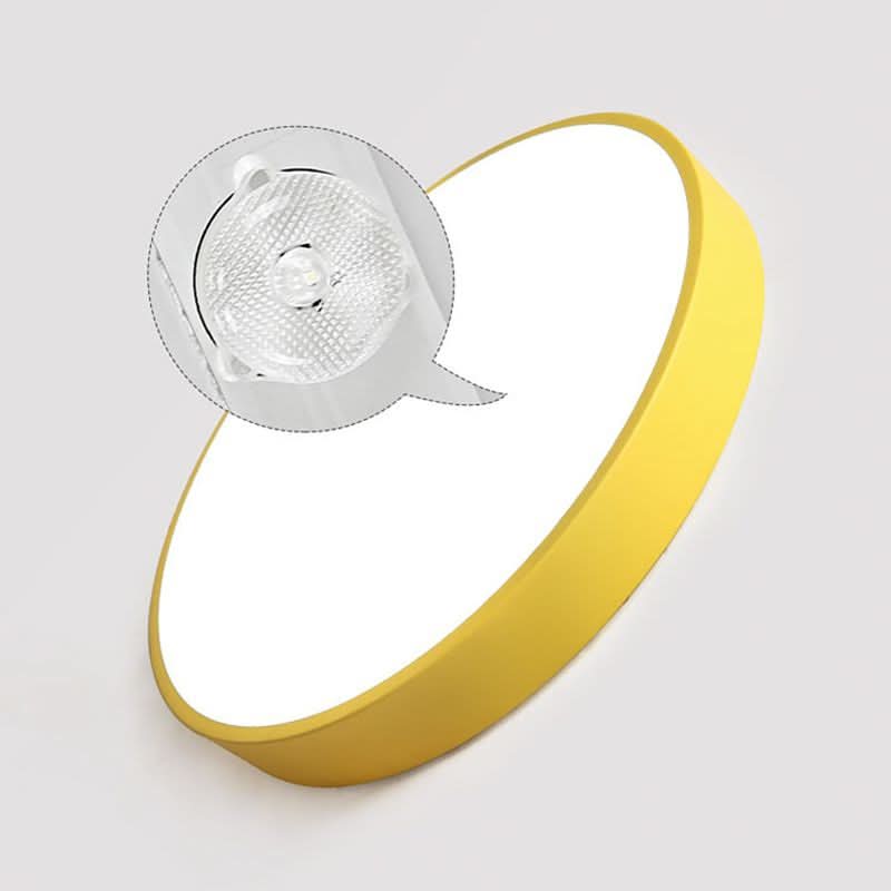 LED Deckenleuchte Metall Ø 30/40/50 cm | Rund in 5 Farben, Warm- oder Kaltweiß | Energieeffizienz A+ für Wohnzimmer & Büro 8