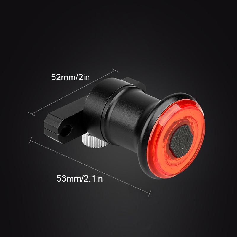 Feu arrière de vélo intelligent | Feu stop automatique | | Batterie USB rechargeable, support réglable | RearWise