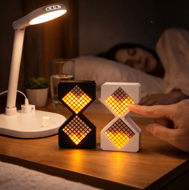 LED-Χρονοδιακόπτης | Καταπραϋντική Οπτικοποίηση | Έλεγχος Flip με Αισθητήρα Κλίσης | CalmTick