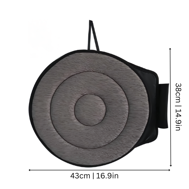 360-Grad-Komfortkissen | Memory-Schaum | Rutschfeste Basis, bis 85 kg | TurnEase
