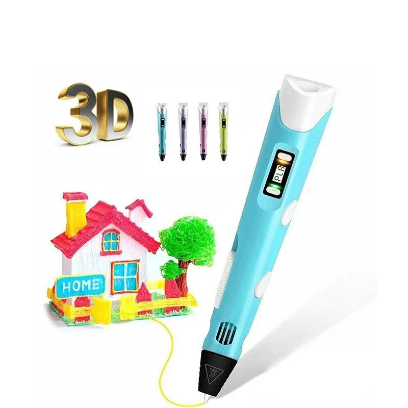 3D-Stift Kinder temperaturregelbar ungiftig mit Verbrennungsschutz