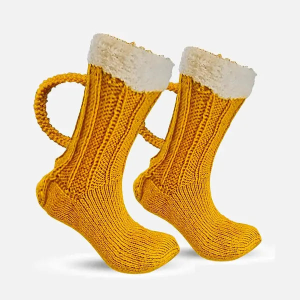 3D Strick Socken mit Tiermotiv | Krokodil, Hai, Fuchs & mehr Designs | Weich, Bequem und Ideal für den Alltag oder als Geschenk