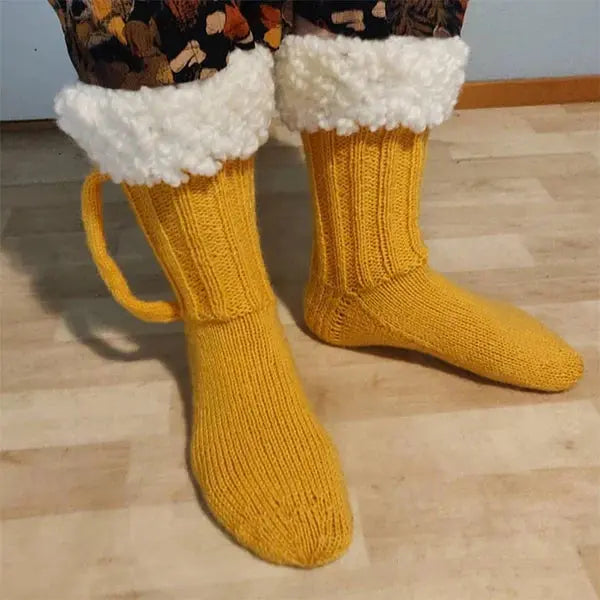 3D Strick Socken mit Tiermotiv | Krokodil, Hai, Fuchs & mehr Designs | Weich, Bequem und Ideal für den Alltag oder als Geschenk