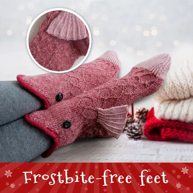 3D Strick Socken mit Tiermotiv | Krokodil, Hai, Fuchs & mehr Designs | Weich, Bequem und Ideal für den Alltag oder als Geschenk