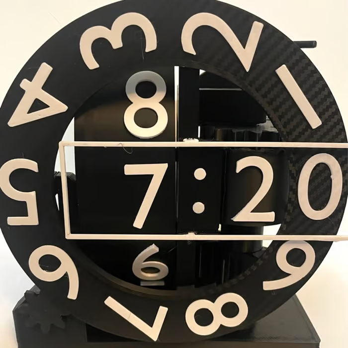 3D-Triaxial-Wanduhr | Modernes Design | Minimalistisches Statement-Piece | Angletime