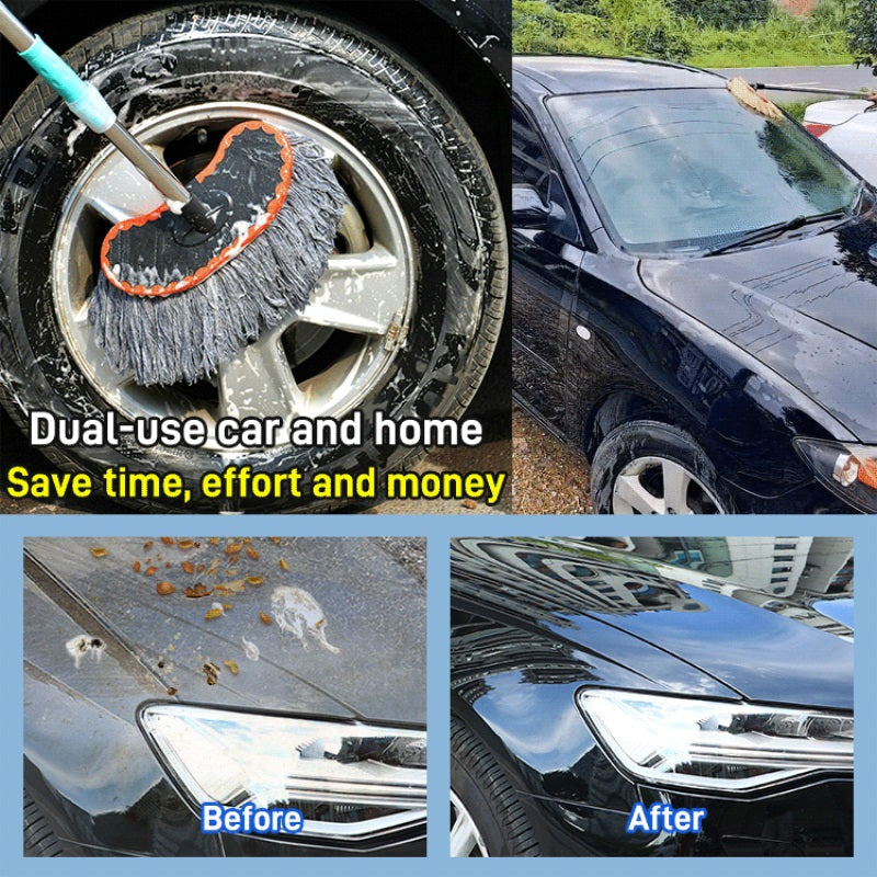 Kabellose Reinigungsbürste mit Wasseranschluss | Akkubetrieb & Schnellkupplung | Für Auto, Motorrad, Fenster, Gartenmöbel 5