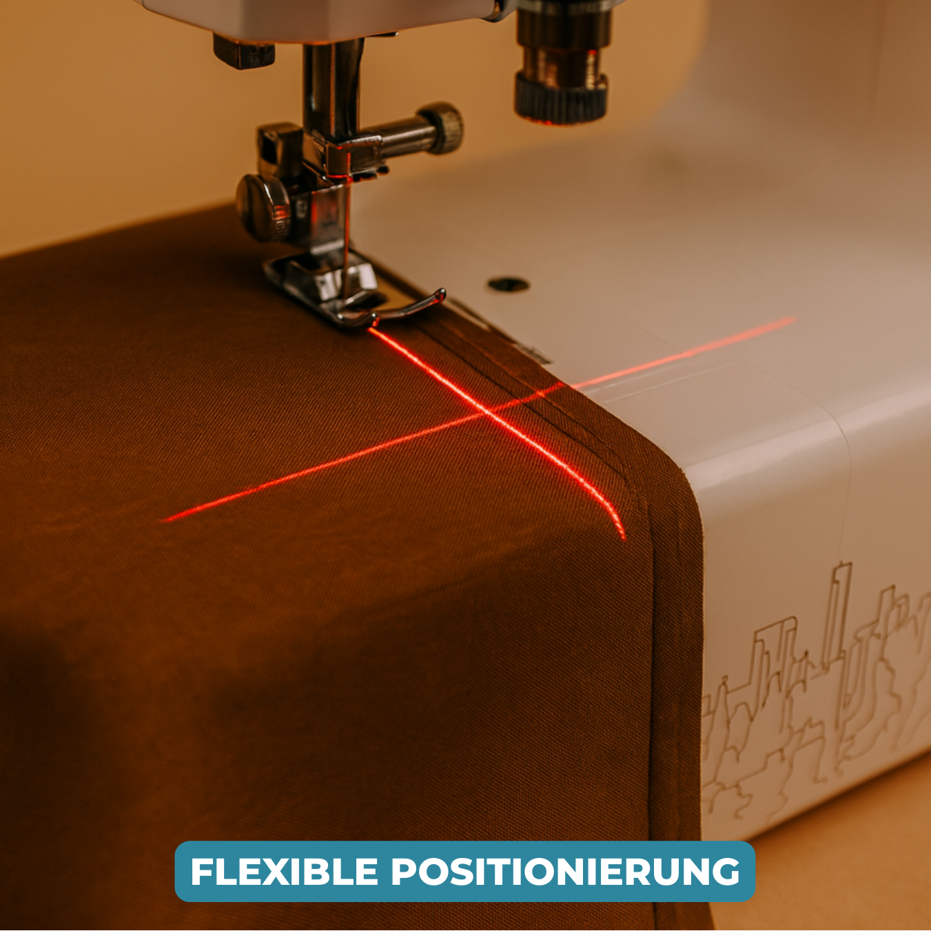 Sypositioneringshjælp med laser | Punkt-, linje- og krydsprojektion | 360° fleksibel | Linera