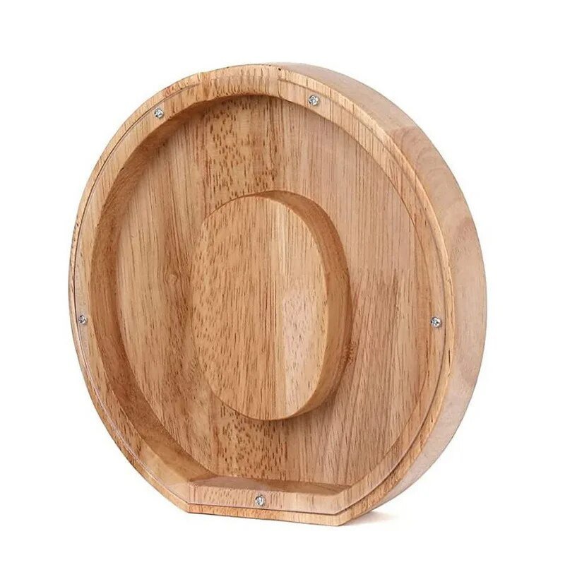 Spardose aus Holz mit Glaseinsatz | Zum Abschrauben, Münzen bleiben sichtbar | Sparhilfe zum Lernen und Verschenken 19