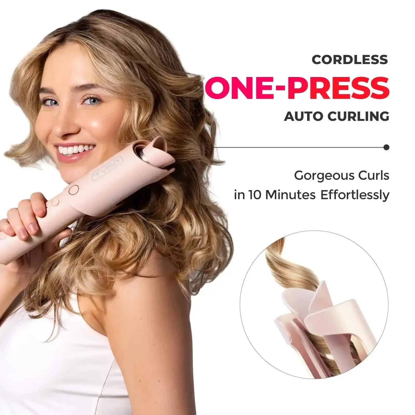 50% RABATT TEMPORÄR | AutoCurl™ | Makellose Locken im Handumdrehen!