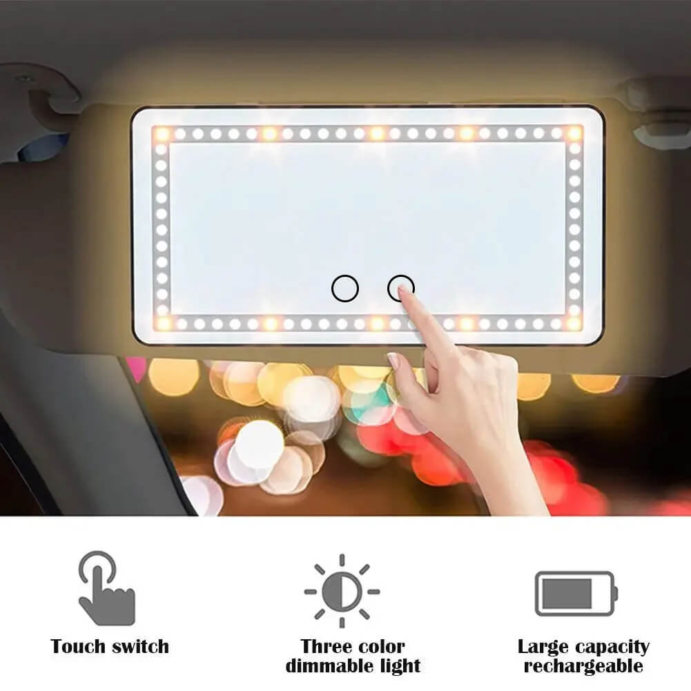 50% RABATT TEMPORÄR | LumiVanity™ | Holen Sie sich makellose Make-up-Auffrischungen in Ihrem Auto!
