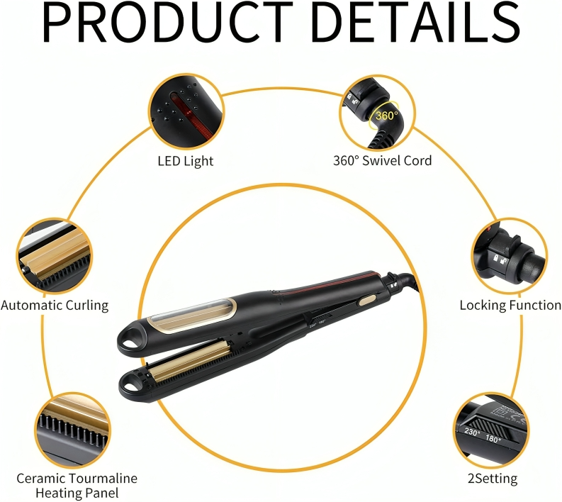 50% RABATT TEMPORÄR | SnapCrimp™ | Mühelose, strukturierte Kräuselungen mit einem kühnen, eleganten Finish!