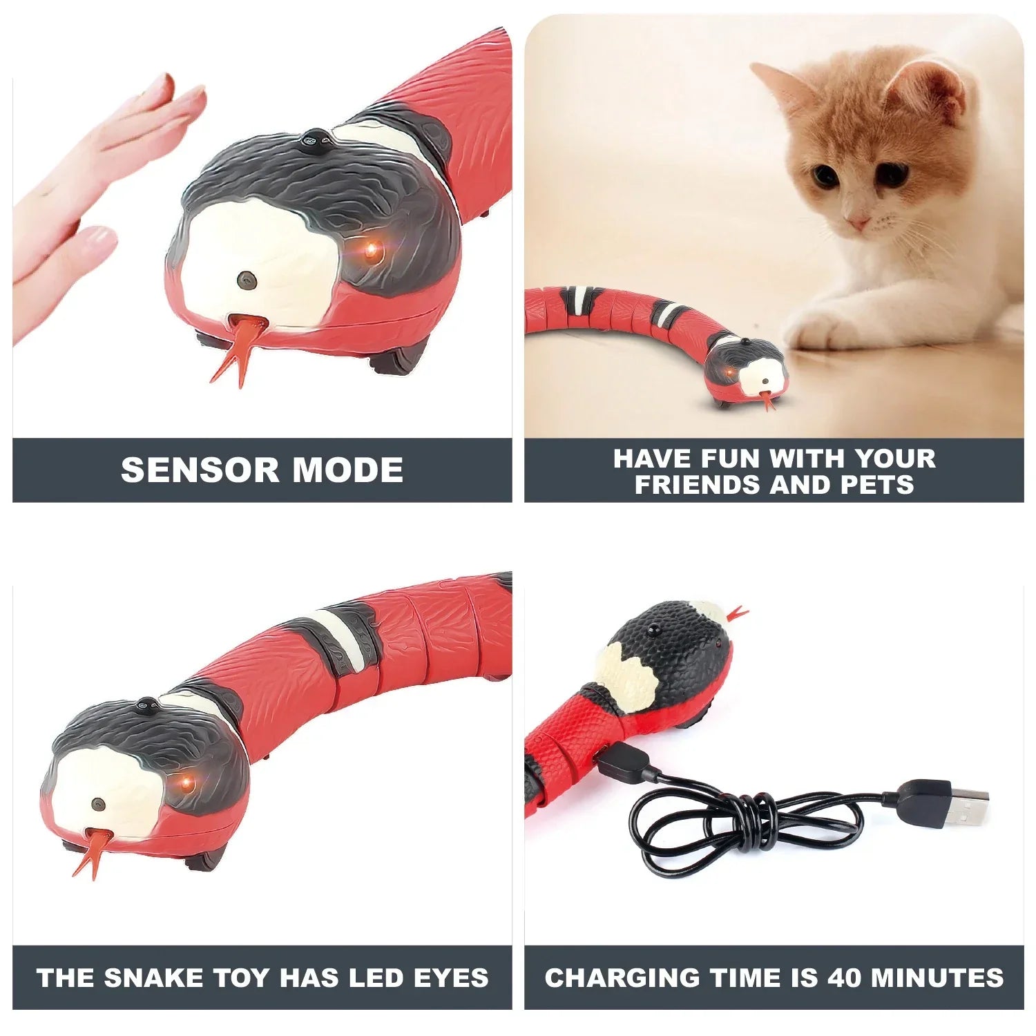 50% Rabatt | SnakeToy™ - Intelligentes Spielzeug für Katzen [Letzter Tag Rabatt]