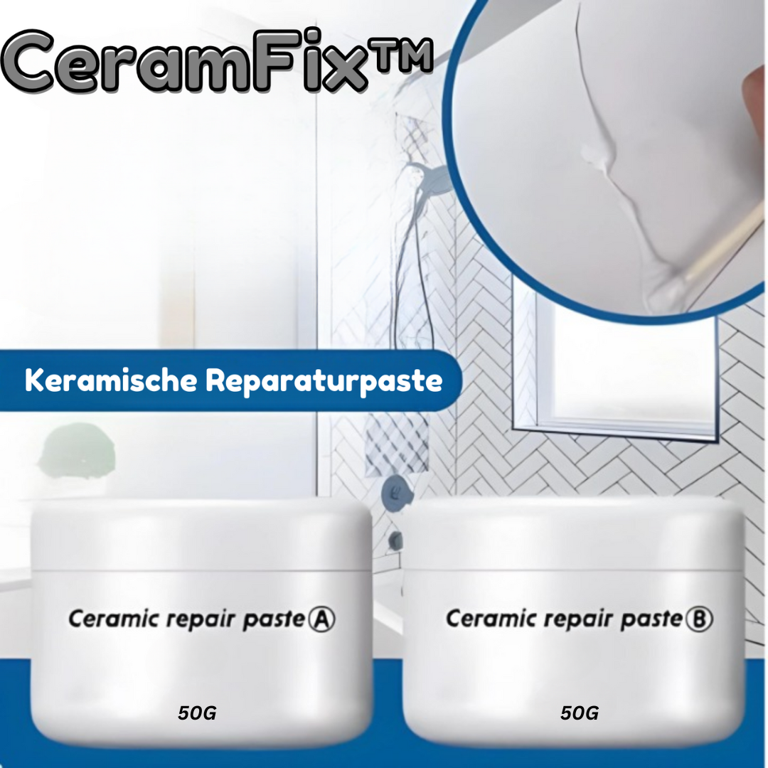Keramik-Reparaturpaste Damen wasserfest hitzebeständig mit Glanzeffekt 1