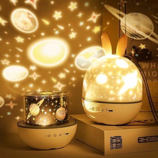 Projektor gwiazd i lampka nocna | Gwiazdy, ocean i motywy zwierzęce z muzyką i timerem | Dreambeam