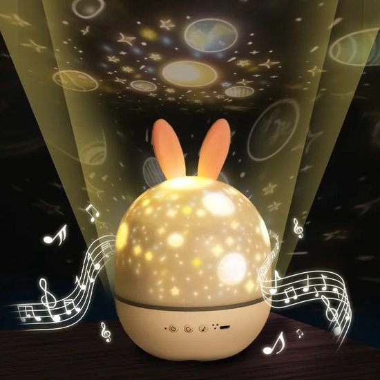 Projektor gwiazd i lampka nocna | Gwiazdy, ocean i motywy zwierzęce z muzyką i timerem | Dreambeam