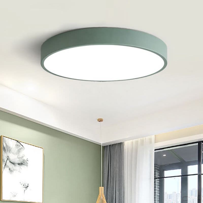 LED Deckenleuchte Metall Ø 30/40/50 cm | Rund in 5 Farben, Warm- oder Kaltweiß | Energieeffizienz A+ für Wohnzimmer & Büro 4