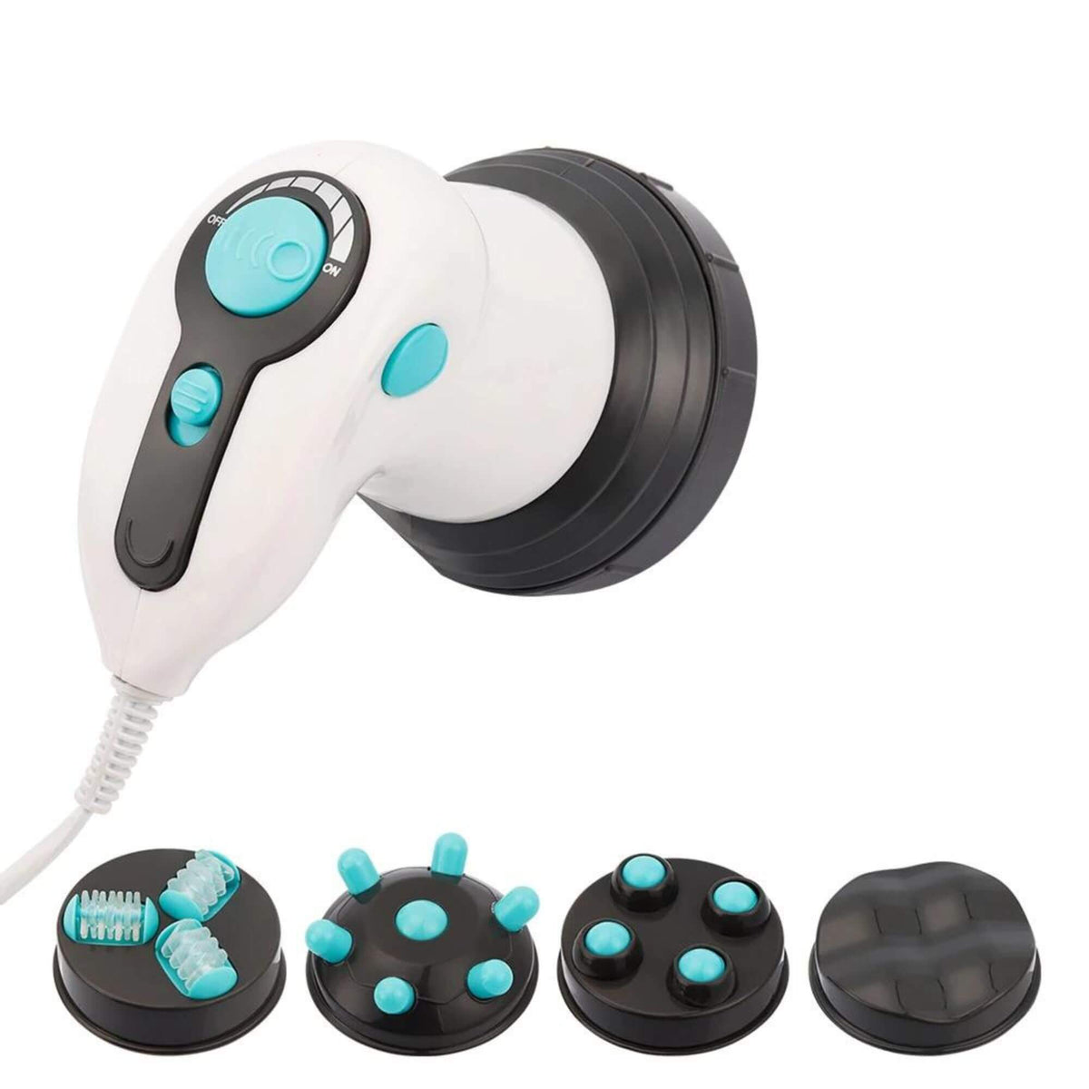 Infrarot Massagegerät Elektrisch Ergonomisch Tragbar mit 4 Aufsätzen 1