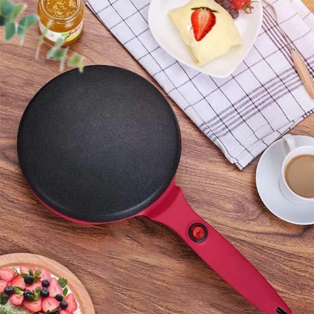Přenosný elektrický palačinkovač | na tenké crêpes a palačinky | nepřilnavý povrch | SwiftPan