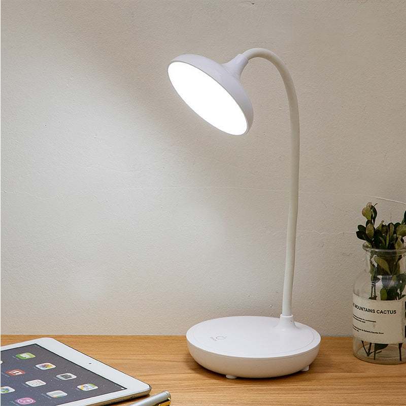Stolní lampa s USB nabíjením | 3 úrovně jasu | Ohebný krk | Deskray