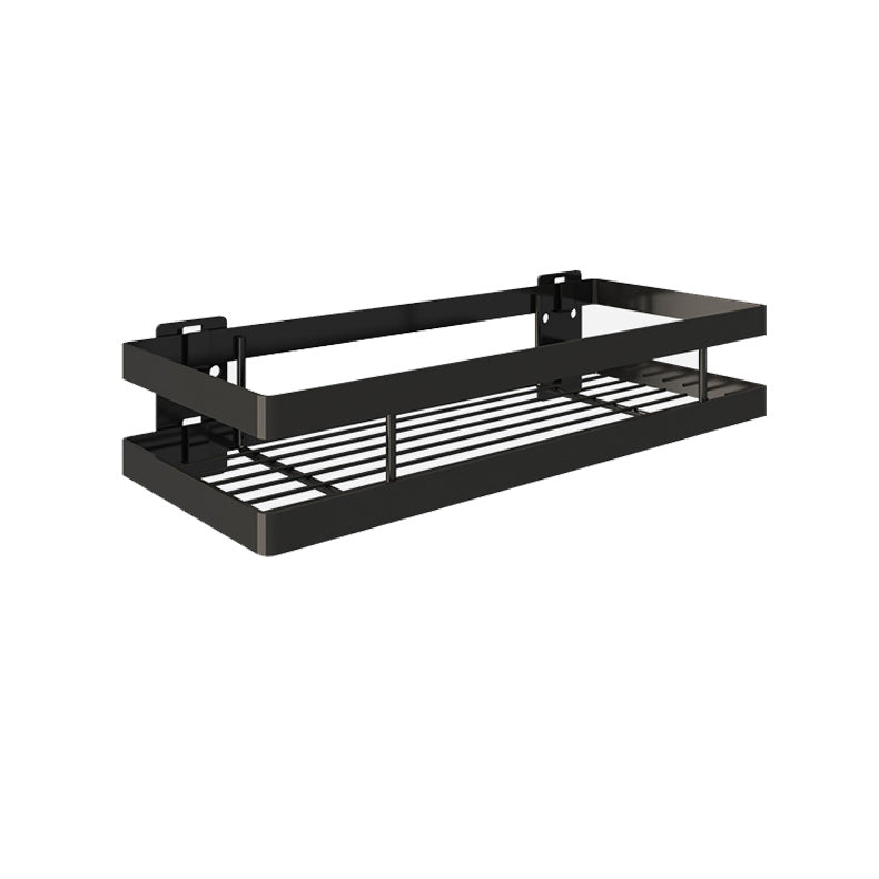 Badezimmerregal Metall 2-teiliges Set | Matte Oberfläche, Rostbeständig | Montagematerial inklusive, Bohren oder Kleben 3