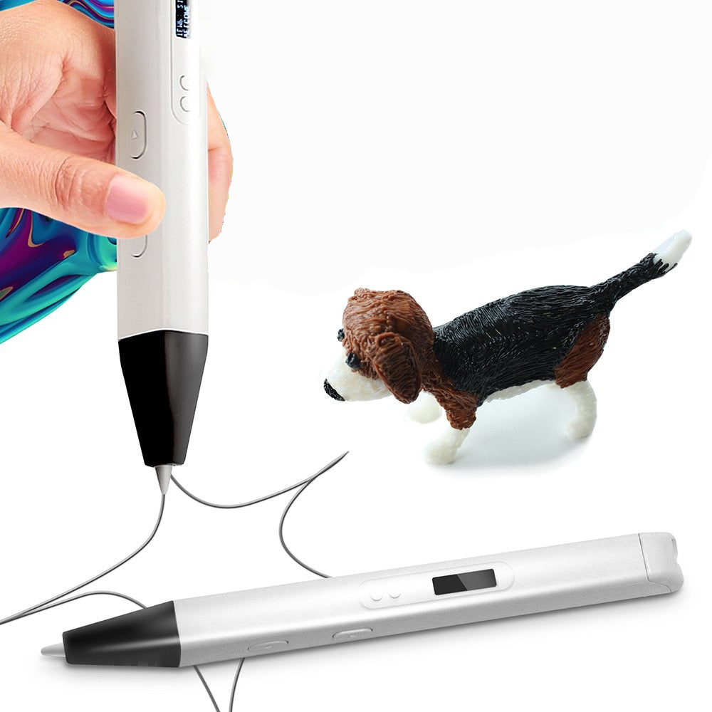 3D-Druckstift mit Ultraschall-Düse gegen Verstopfung | Stufenlose Geschwindigkeitsregelung | Für ABS- und PLA-Filament 3