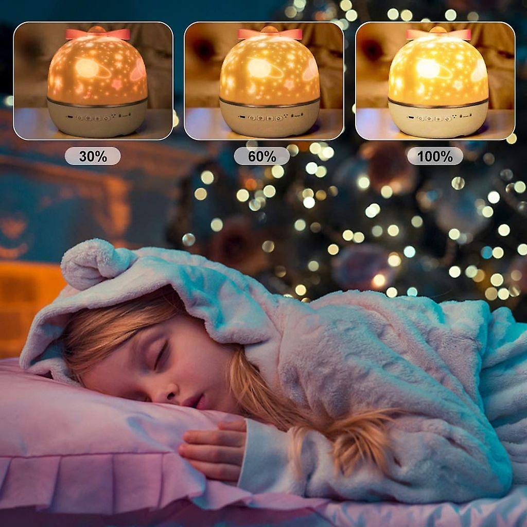 Projektor gwiazd i lampka nocna | Gwiazdy, ocean i motywy zwierzęce z muzyką i timerem | Dreambeam