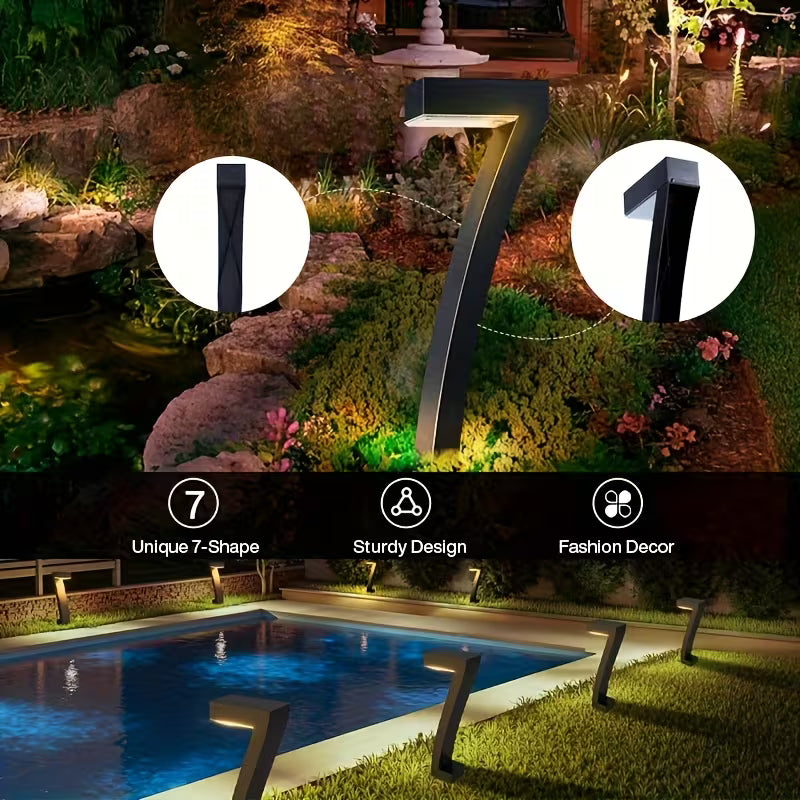 Solar Gartenleuchte Dämmerungssensor | Automatische Beleuchtung, bis zu 12 Stunden Laufzeit | IP65 Wasserdicht & Wetterfest 2