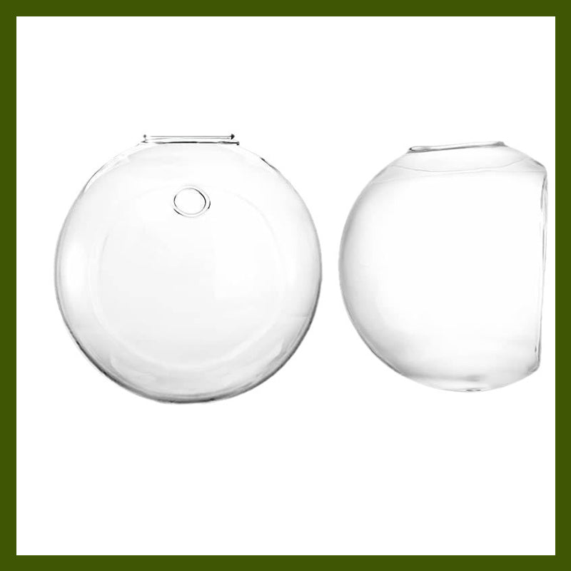 Wandvase Borosilikatglas, 10/12/15 cm | Bohrfreie Montage ohne Werkzeug | Wasserdicht, hitzebeständig, kratzfest 8