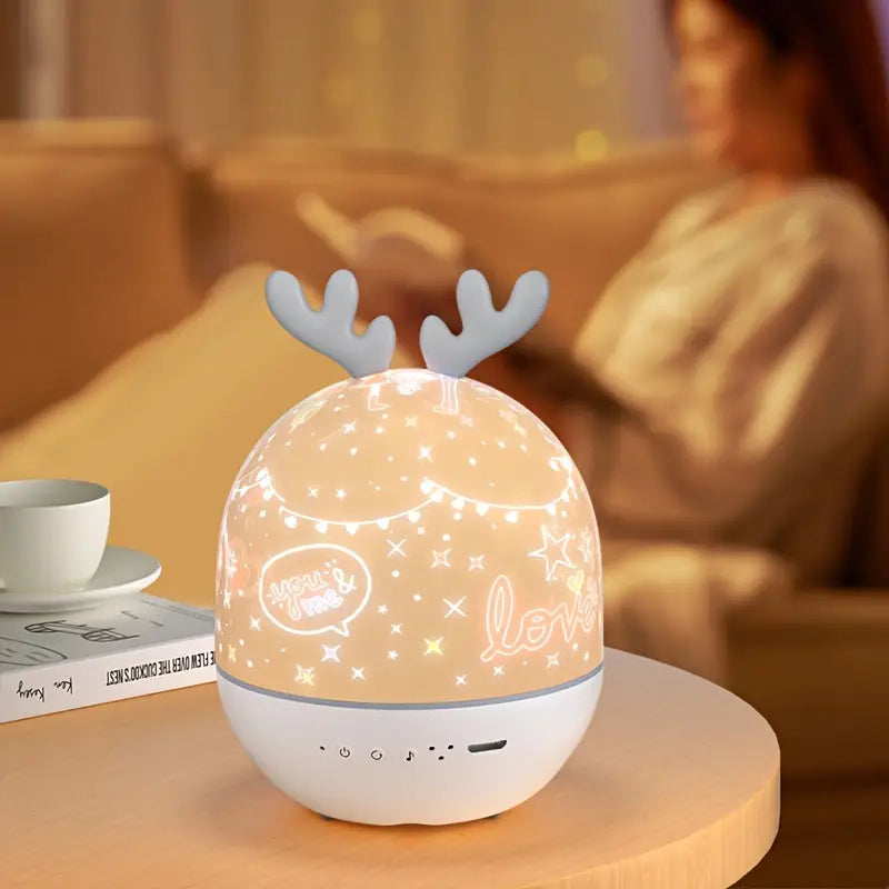 Projektor gwiazd i lampka nocna | Gwiazdy, ocean i motywy zwierzęce z muzyką i timerem | Dreambeam