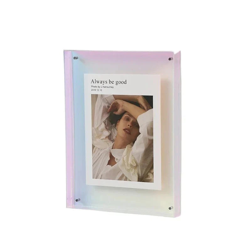 Acryl-Bilderrahmen transparent wandmontierbar mit Befestigungsmaterial 1