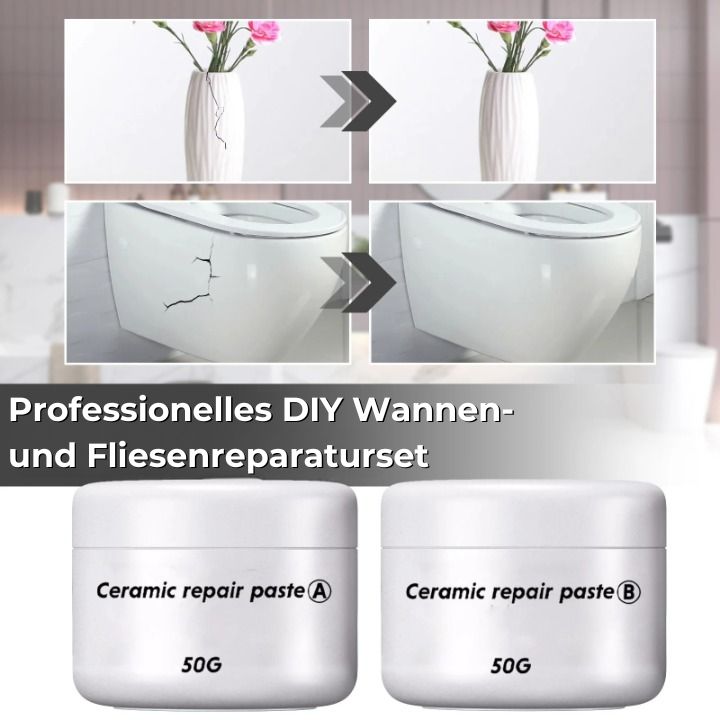 Keramik-Reparaturpaste Damen wasserfest hitzebeständig mit Glanzeffekt 3