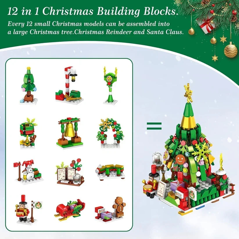 Adventskalender Bausteine nummeriert markenkompatibel mit 24 Mini-Bausätzen 3