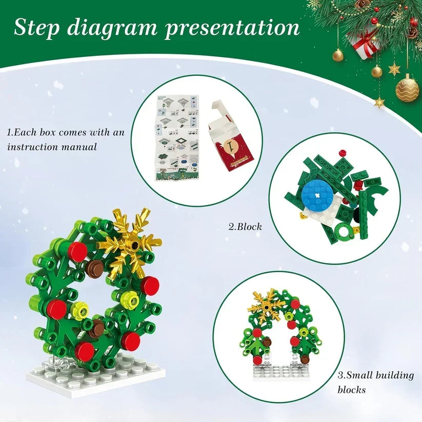 Adventskalender Bausteine nummeriert markenkompatibel mit 24 Mini-Bausätzen 4