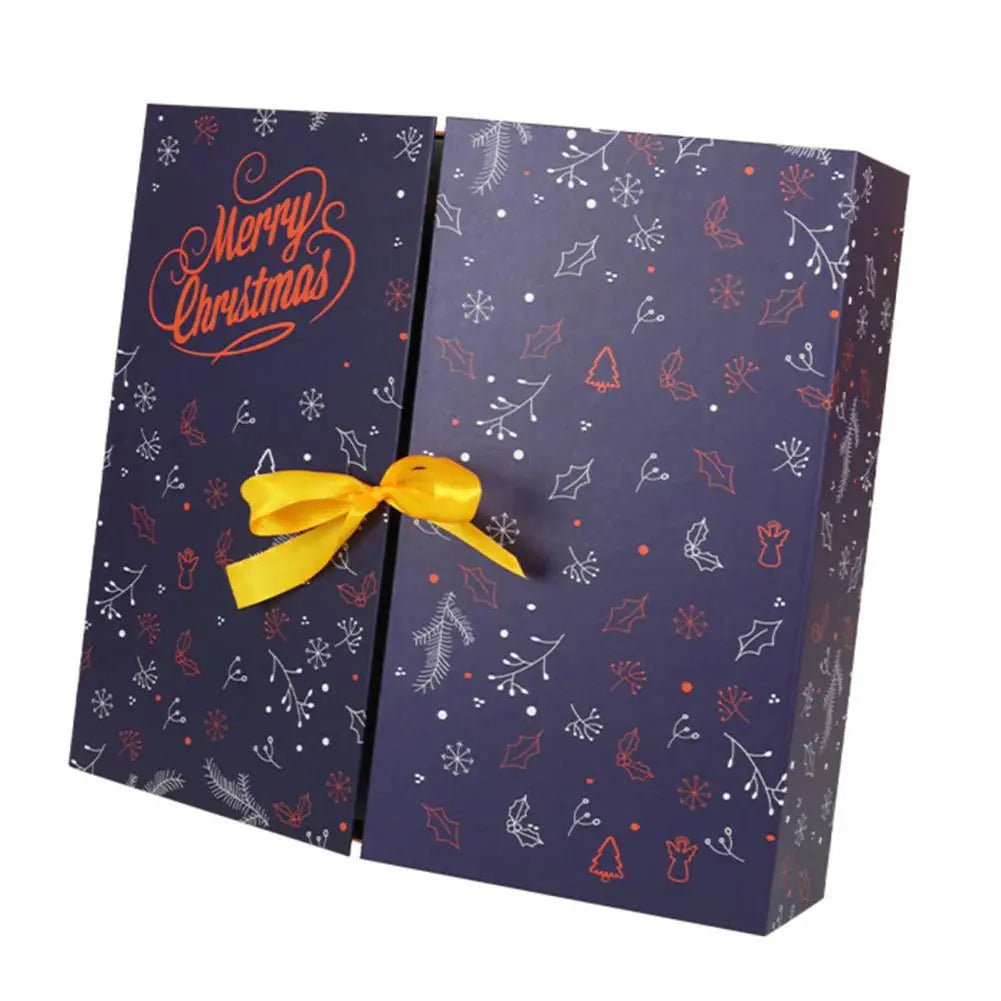 Adventskalender Befüllbar 24 Fächer Papierdesign mit handgemachtem Design
